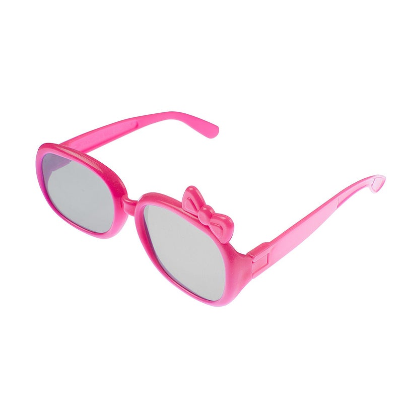 Super Z Outlet Plastic Color Assorted Round Style Girl Bow Children Sunglasses Shades Eye Wear for Party Prop Favors, Decorations, Toy Gifts (12 Pairs) - Image 2